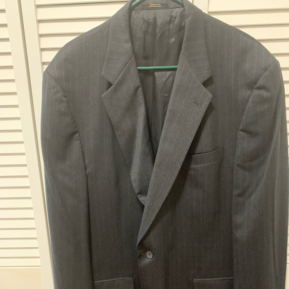 Men’s Pinstripe Suit
